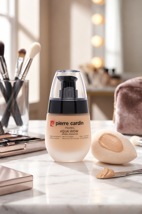 Pierre Cardin Aqua Wow Mineralli Su Bazlı Fondöten Ivory Skin with Warm Yellow