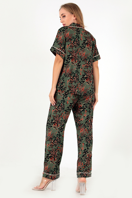 DoReMi Desenli Kısa Kollu Kadın Pijama Takım