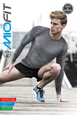 MioFit Erkek Active Wear Uzun Kollu Spor Tişört
