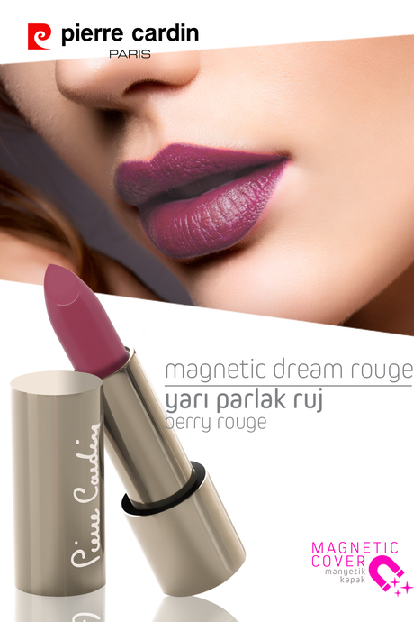 Pierre Cardin Magnetic Dream Lipstick  - Berry Rouge - 256