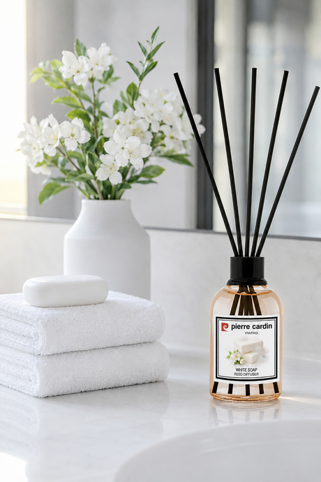 Pierre Cardin Reed Diffuser 110 ml - White Soap - Beyaz Sabun - Oda Kokusu