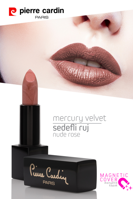 Pierre Cardin Mercury Velvet Lipstick - Nude Rose -163