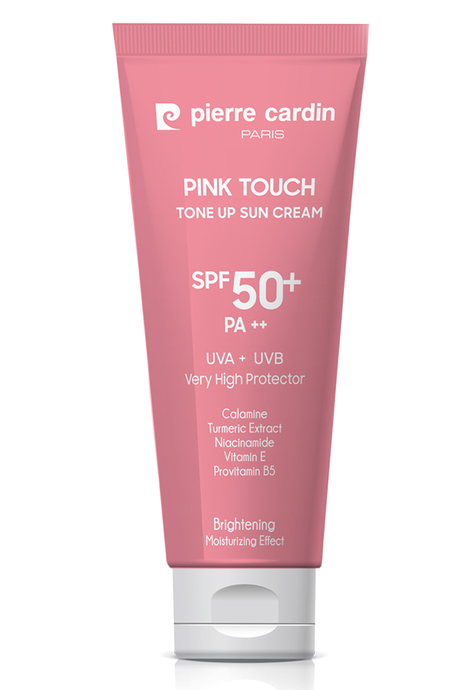Pierre Cardin Ton Eşitleyici Aydınlatıcı Yüz Güneş Kremi Pink Touch Tone-Up SPF50+/PA++ – 50 ml