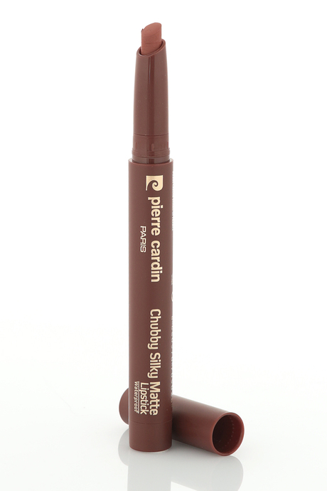 Pierre Cardin Chubby Silky Matte Lipstick –  Waterproof- Suya Dayanıklı Soft Mat Kalem-Ruj-Coffee-606