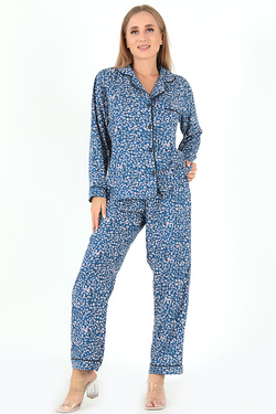 DoReMi Papatya Desenli Uzun Kollu Kadın Pijama Takım