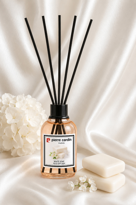 Pierre Cardin Reed Diffuser 110 ml - White Soap - Beyaz Sabun - Oda Kokusu