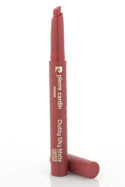 Pierre Cardin Chubby Silky Matte Lipstick –  Waterproof- Suya Dayanıklı Soft Mat Kalem-Ruj-Cherry-607