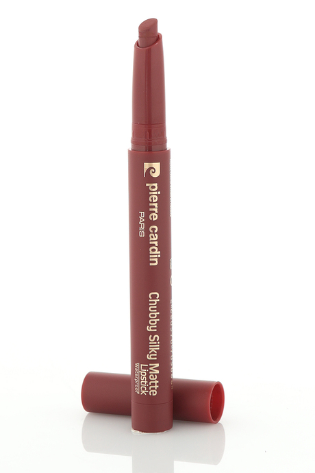 Pierre Cardin Chubby Silky Matte Lipstick –  Waterproof- Suya Dayanıklı Soft Mat Kalem-Ruj-Bourdaux-608