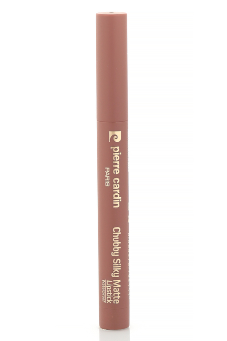Pierre Cardin Chubby Silky Matte Lipstick –  Waterproof- Suya Dayanıklı Soft Mat Kalem-Ruj-Chocolate-612