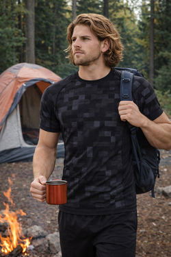 MioFit Erkek Lightweight Running Kısa Kollu Dikişsiz Spor Tişört