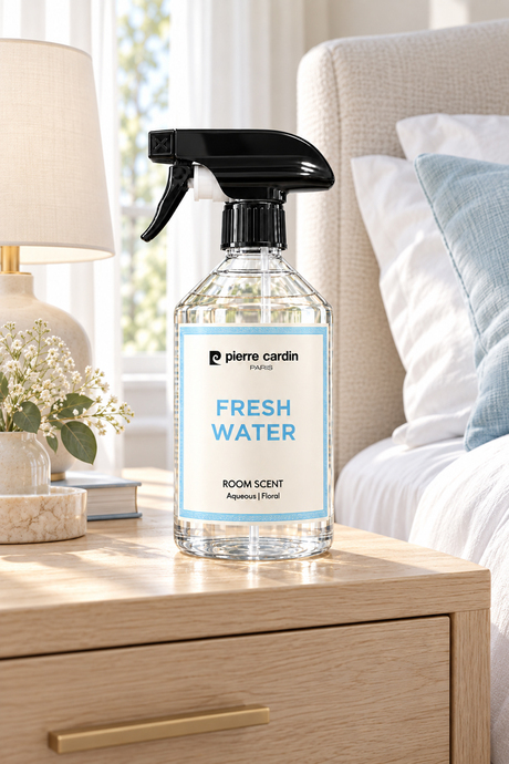 Pierre Cardin Room & Laundry Scent Spray Fresh Water 500 ml - Ferah & Temiz Koku Oda ve Çamaşır Kokusu Spreyi