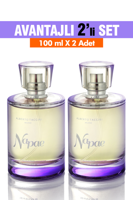 2'Li Set Alberto Taccini NAPAE Kadın Parfümü - 100 ml