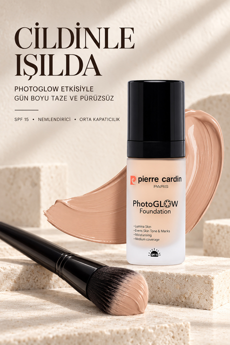 Pierre Cardin Photoglow Aydınlık Veren Fondöten Light Skin with Neutral