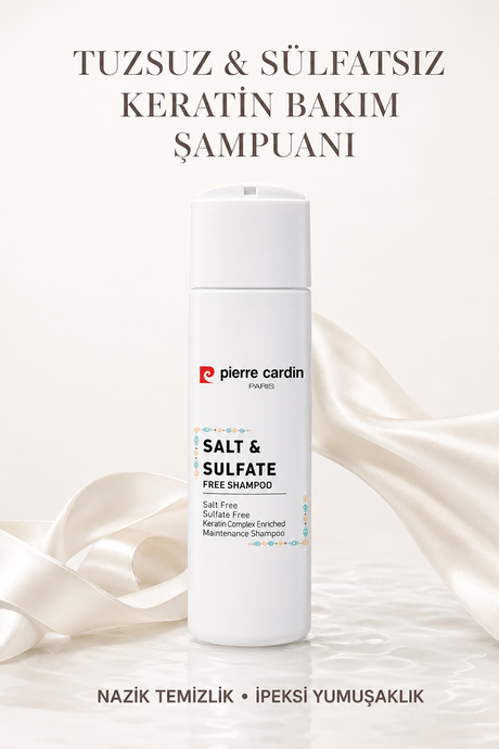 Pierre Cardin Tuzsuz ve Sülfatsız Saç Bakım Şampuanı 200 ml