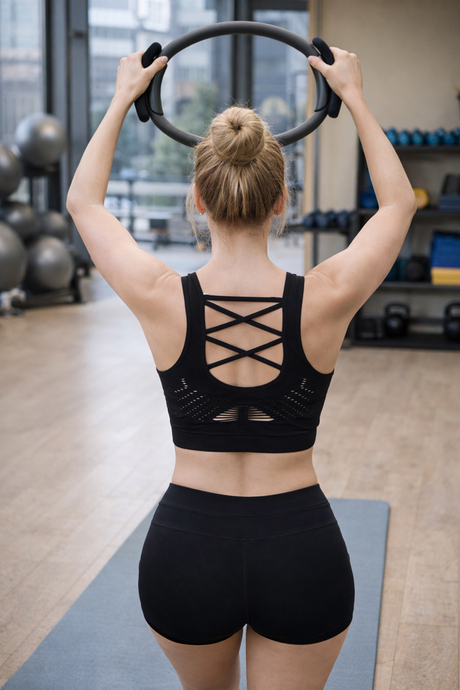 MioFit Çapraz Askı Detaylı Destekli Seamless Spor Sütyeni