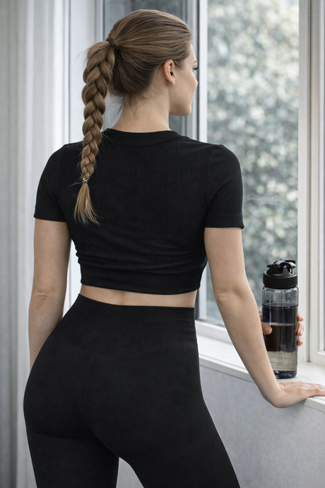 DoReMi Dikişsiz Kısa Spor Crop