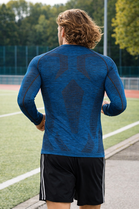 MioFit Erkek Active Sportive Uzun Kollu Dikişsiz Spor Tişört