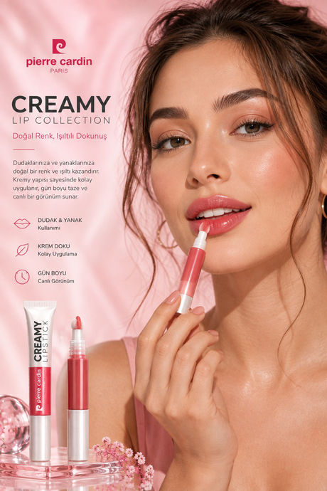 Pierre Cardin Creamy Lipstick Perfect Pink 003