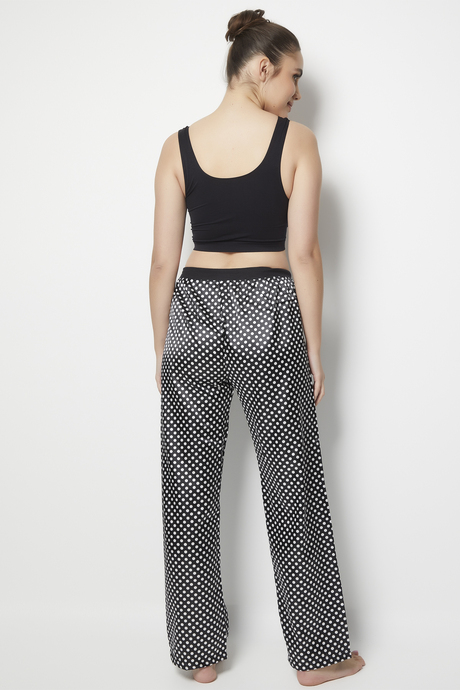 Miorre Puantiyeli Saten Pijama Altı