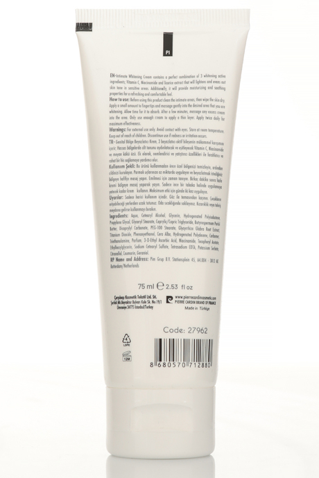 Pierre Cardin Intimate Whitening Cream-Genital Bölge Aydınlatıcı Krem 75 ml