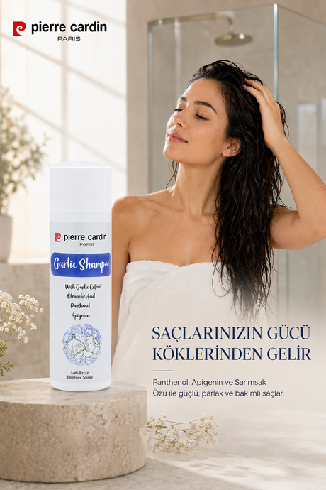 Pierre Cardin Sarımsak Özlü Saç Bakım Şampuanı 200 ML