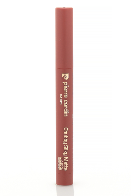 Pierre Cardin Chubby Silky Matte Lipstick –  Waterproof- Suya Dayanıklı Soft Mat Kalem-Ruj-Coffee Plum-614
