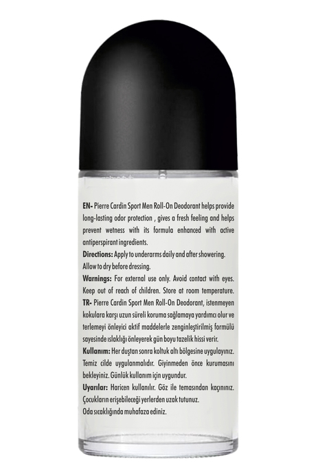 Pierre Cardin Sport 48 Saat Etkili Antiperspirant Roll-On Deodorant - 50 ML
