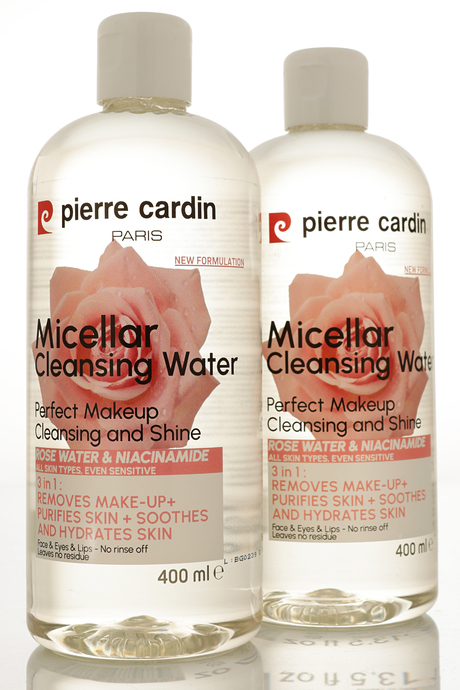 Pierre Cardin Gently Cleansing Micellar Water with Rose Water & Niacinamide-Makyaj Temizleme Suyu 400 ml