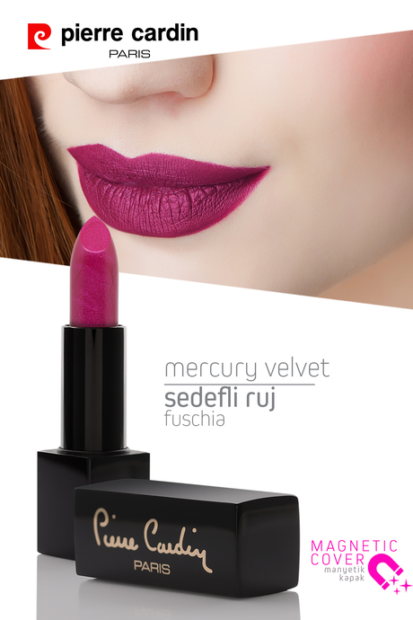 Pierre Cardin Mercury Velvet Lipstick - Fuschia -168