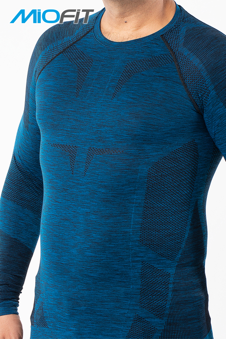 MioFit Erkek Active Sportive Uzun Kollu Dikişsiz Spor Tişört