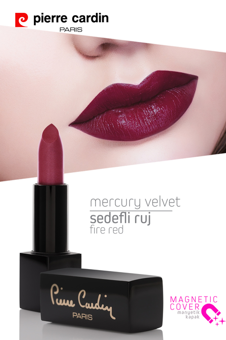 Pierre Cardin Mercury Velvet Lipstick - Fire Red -167