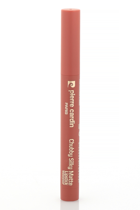 Pierre Cardin Chubby Silky Matte Lipstick –  Waterproof- Suya Dayanıklı Soft Mat Kalem-Ruj-Soft Nude-610