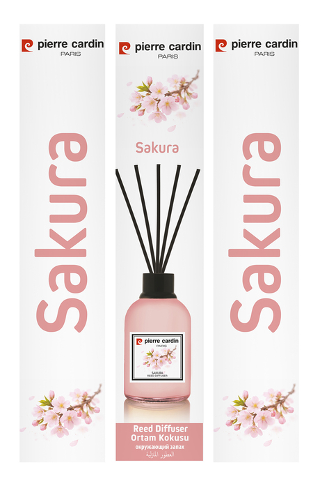 Pierre Cardin Reed Diffuser 110 ml - Sakura - Oda Kokusu