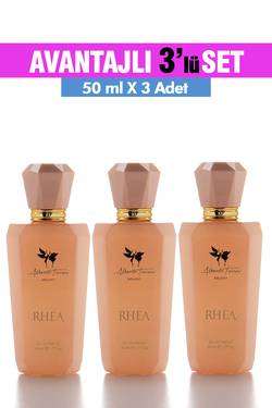 3'Lü Set Alberto Taccini Rhea Kadın Parfümü 50 ml