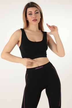 Miorre Seamless Desteksiz Kalın Askılı Spor Sütyen