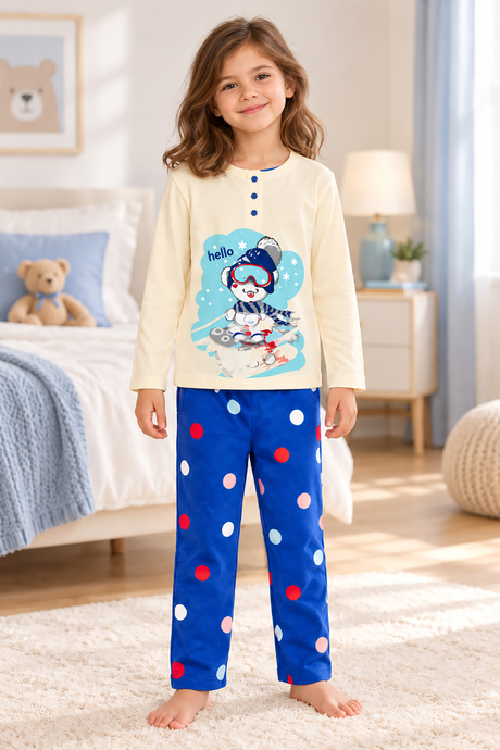 Doremi Kız Çocuk Pijama Takımı