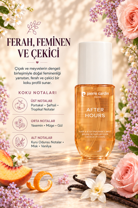 Pierre Cardin Saç ve Vücut Mist - 110 ml - After Hours (Hair & Body Mist)
