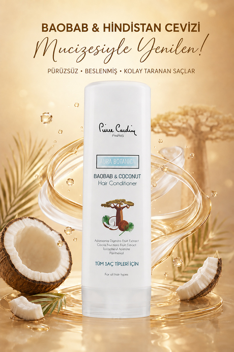 Pierre Cardin Aura Botanica Baobab ve Hindistan Cevizi Özlü Saç Kremi 360 ML