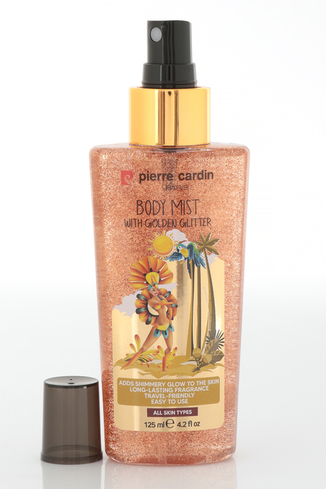 Pierre Cardin Body Mist With Golden Glitter-Altın Simli Vücut Spreyi-125 ml