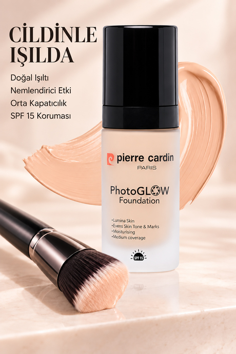 Pierre Cardin Photoglow Aydınlık Veren Fondötenn Rose Skin with Neutral Beige