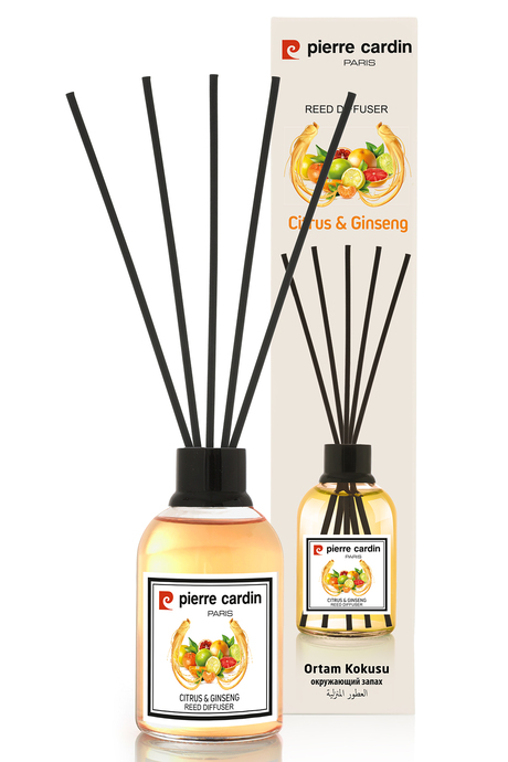 Pierre Cardin Reed Diffuser 110 ml – Citrus & Ginseng – Narenciye & Ginseng Oda Kokusu