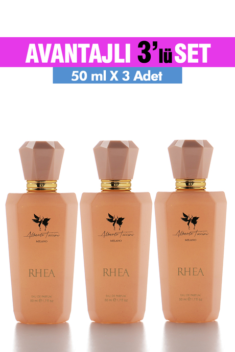 3'Lü Set Alberto Taccini  Rhea Kadın Parfümü 50 ml