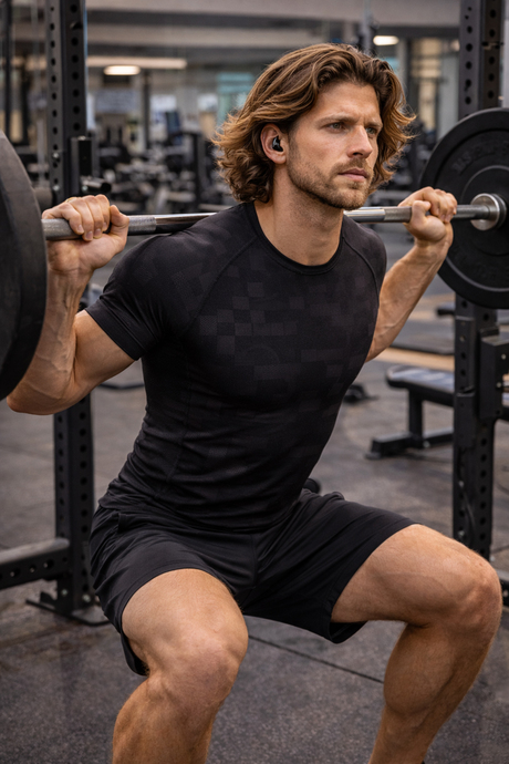 MioFit Erkek Lightweight Running Kısa Kollu Dikişsiz Spor Tişört