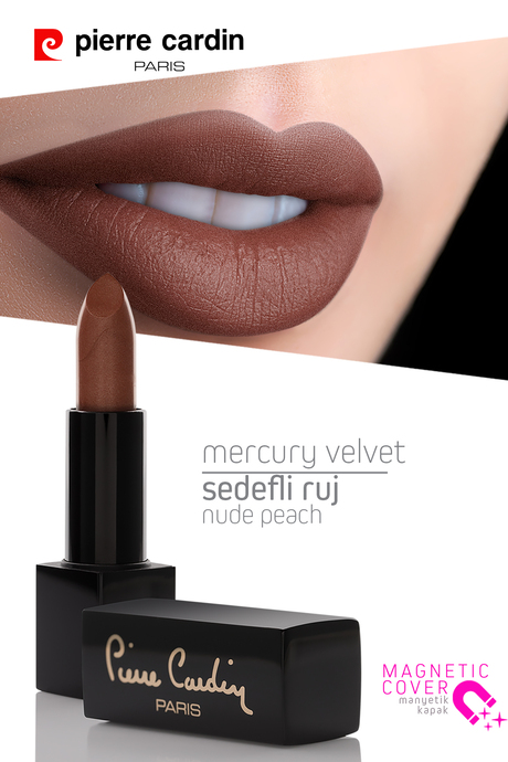 Pierre Cardin Mercury Velvet Lipstick - Nude Peach - 162