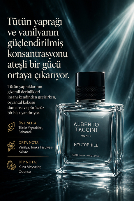 Alberto Taccini Nyctophile EDP Erkek Parfümü 50 ML