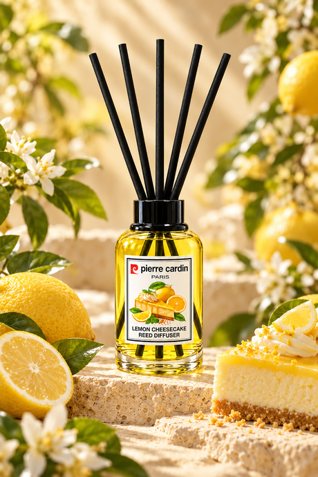 Pierre Cardin Reed Diffuser 110 ml Lemon Cheesecake - Limonlu Turta Oda Kokusu