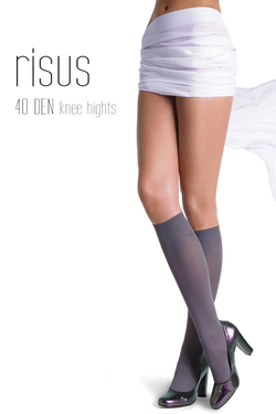 DoReMi Rısus Micro Mat Dizaltı Çorap 40 Denye