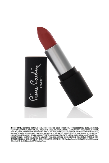 Pierre Cardin Matte Chiffon Touch Lipstick - Red -191
