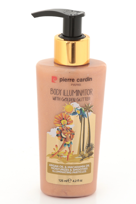 Pierre Cardin Body Illuminator With Golden Glitter-Altın Işıltılı  Vücut Aydınlatıcı-125ml