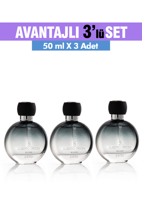 3'Lü Set Alberto Taccini  Nepenthe Kadın Parfüm 50 ml